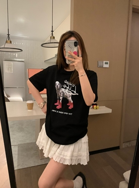 VASSE芭蕾圆舞曲 设计感温柔蕾丝拼接重工显瘦百搭白色蛋糕裙短裙