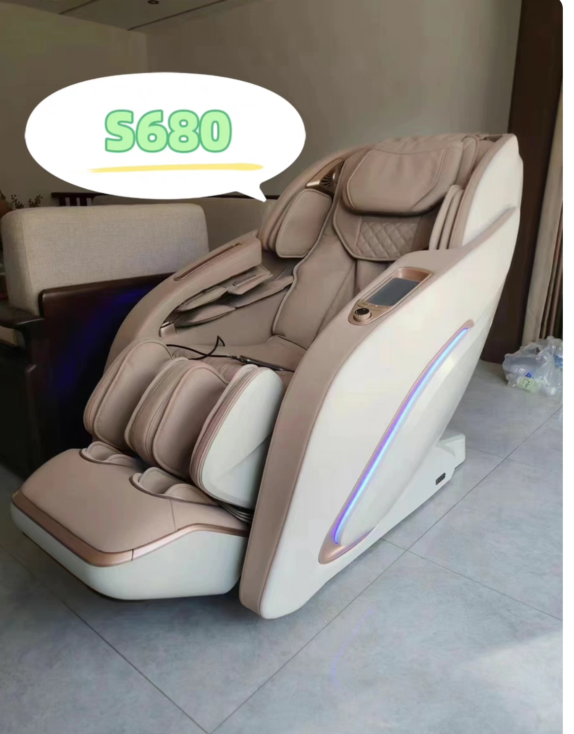 S680按摩椅2024新款拉伸揉捏4d零重力太空舱私聊