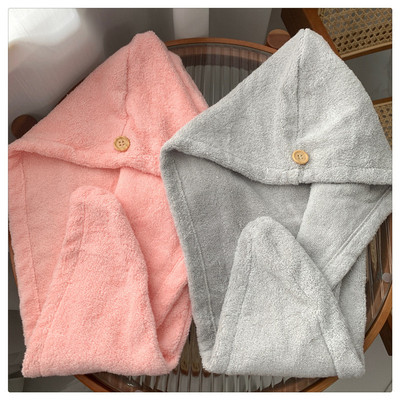 日单外贸干发帽纯棉柔软无捻纱厚