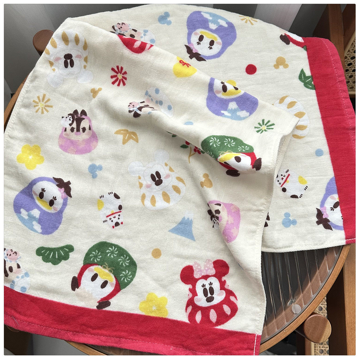 出口日本外贸单全棉纱布柔软吸水婴幼儿童春夏季薄款亲肤毛巾面巾