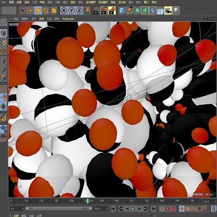 C4D动力学小球挤压生长动画2024A301学习交流参考很不错哦 商务/设计服务 设计素材/源文件 原图主图