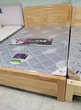 1.5米全实木床1.2米中式橡木床原木色/海棠色床 苏州蠡口家具批发