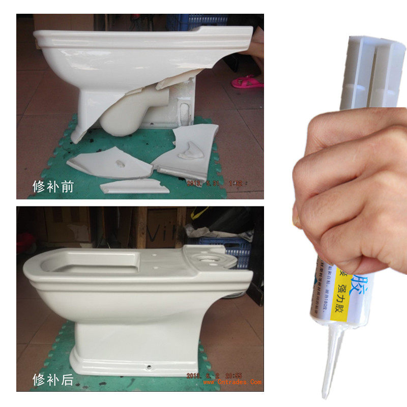 卫浴马桶破裂修复强力胶水瓷器专用修补防水浴缸补漏陶瓷裂缝粘贴