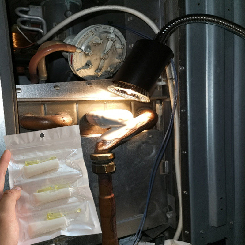 铜管修补胶空调管补漏剂冰箱冷气管制冷管漏冷媒堵漏胶焊接头专用