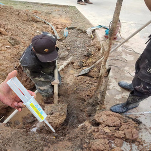 深埋HDPE水管修补胶市政工程抢修免动火25MPa高压户外管道堵漏胶