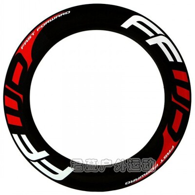 FAST FORWARD公路车碳刀圈贴纸 轮组贴纸 80/88/90mm框高 2个轮