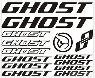 车架贴纸 自行车贴纸 山地车贴纸 GHOST车架贴纸 镂空车架贴