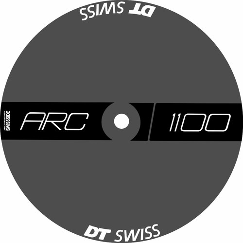封闭轮组贴纸DT SWISS ARC1100公路车封闭碳刀圈个性贴纸 1个轮子