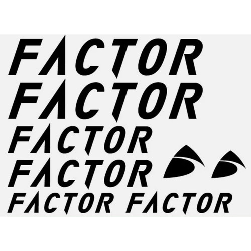 FACTOR山地车架贴纸公路自行车死飞车架贴镂空反光贴防晒个性