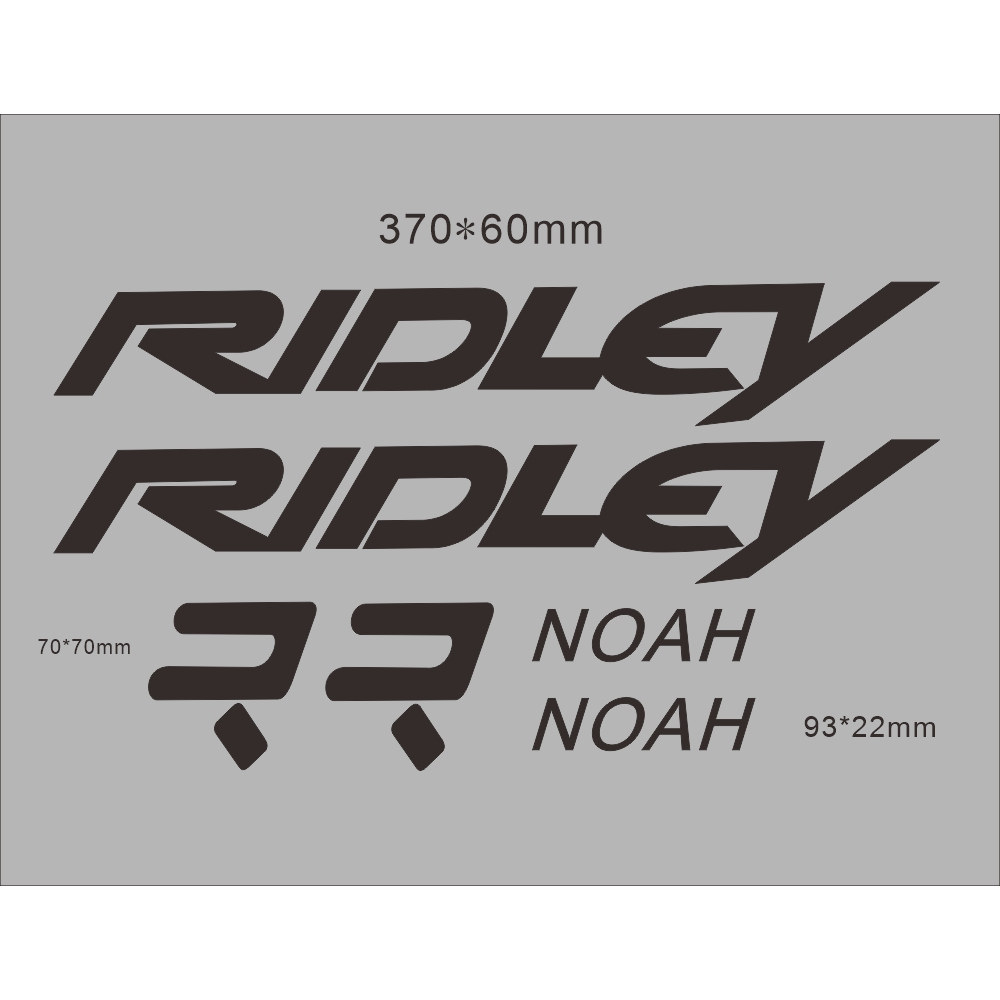 RIDLEY NOAH车架贴纸自行车架贴公路车架个性贴花防晒防水