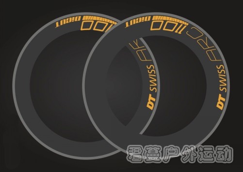 【只等有缘人】DT ARC 1100高级公路车轮组贴纸 碳刀圈个性贴纸