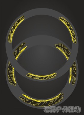 ZIPP SPEED WEAPONRY轮组贴纸线条 404/808/1080公路车轮组贴纸