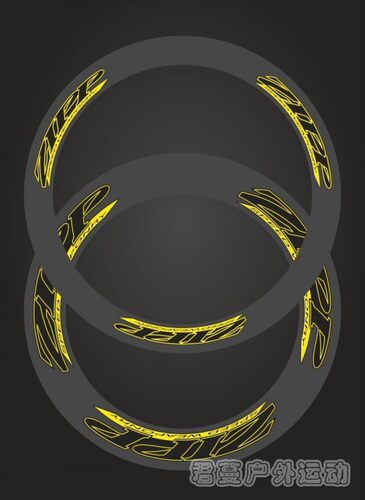 ZIPP SPEED WEAPONRY轮组贴纸线条 404/808/1080公路车轮组贴纸