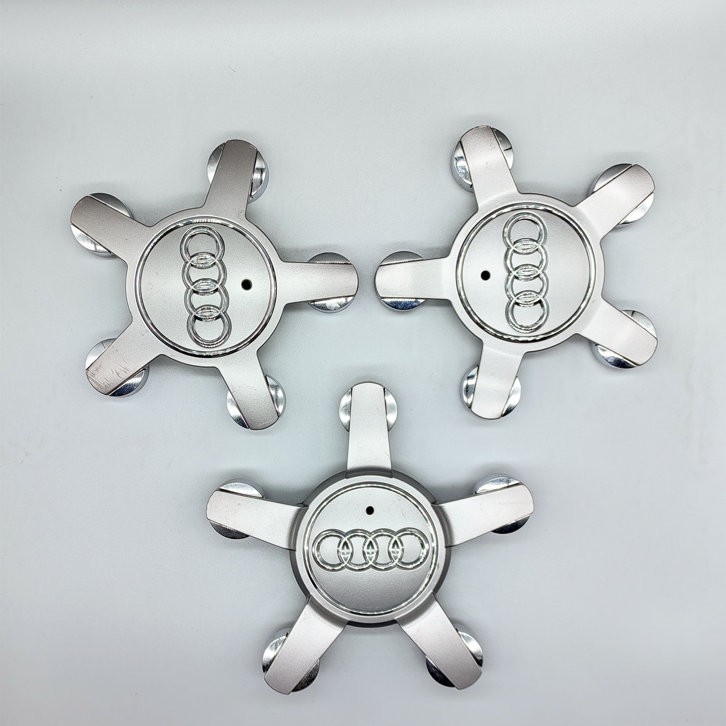 奥迪原厂原装五爪轮毂盖车轮盖标非全新A3A4A5A6A7A8Q3Q5Q7S5S6