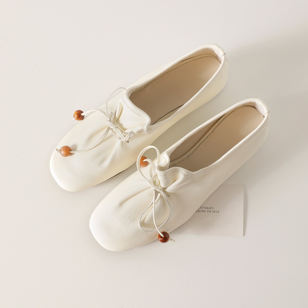 设计感超软羊皮不累脚单鞋女秋2025新款法式系带小皮鞋粗跟乐福鞋