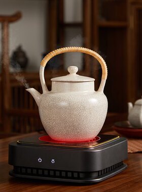 德茗堂电陶炉猫眼三代煮茶炉