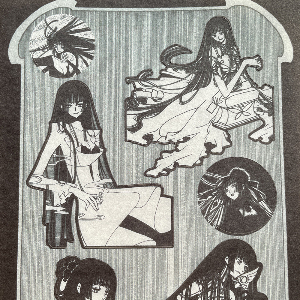 奇怪猫clamp壹原侑子xxxHOLiC周边谷子手机电脑咕卡吧唧装饰贴纸