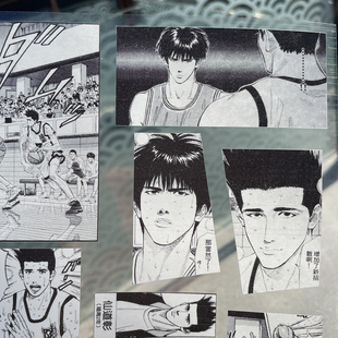 奇怪猫灌篮高手谷子流川枫仙道彰cp对决手机平板电脑工位装饰贴纸