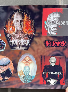 奇怪猫Hellraiser猛鬼追魂养鬼吃人谷子周边收藏手帐滴胶装饰贴纸