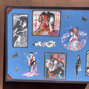 奇怪猫clamp四月一日壹原侑子谷子周边收藏diy吧唧呱卡手帐痛贴纸