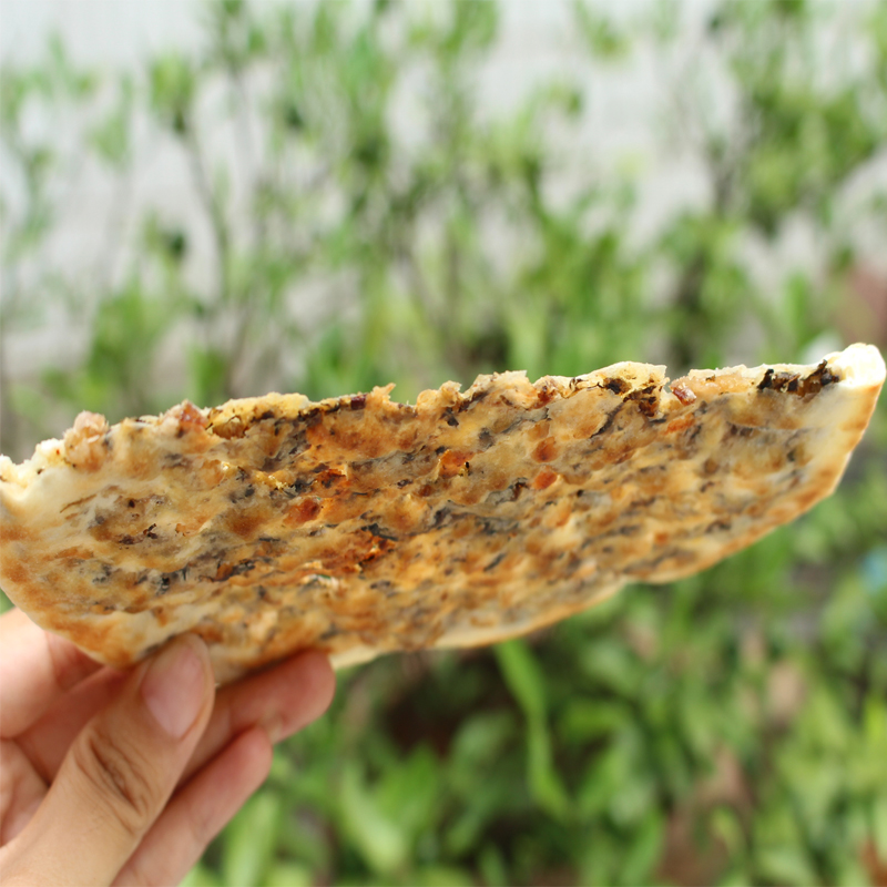 黄山徽州特产梅干菜梅菜扣肉大烧饼脆饼老火炉炭火烧饼大麦饼包邮