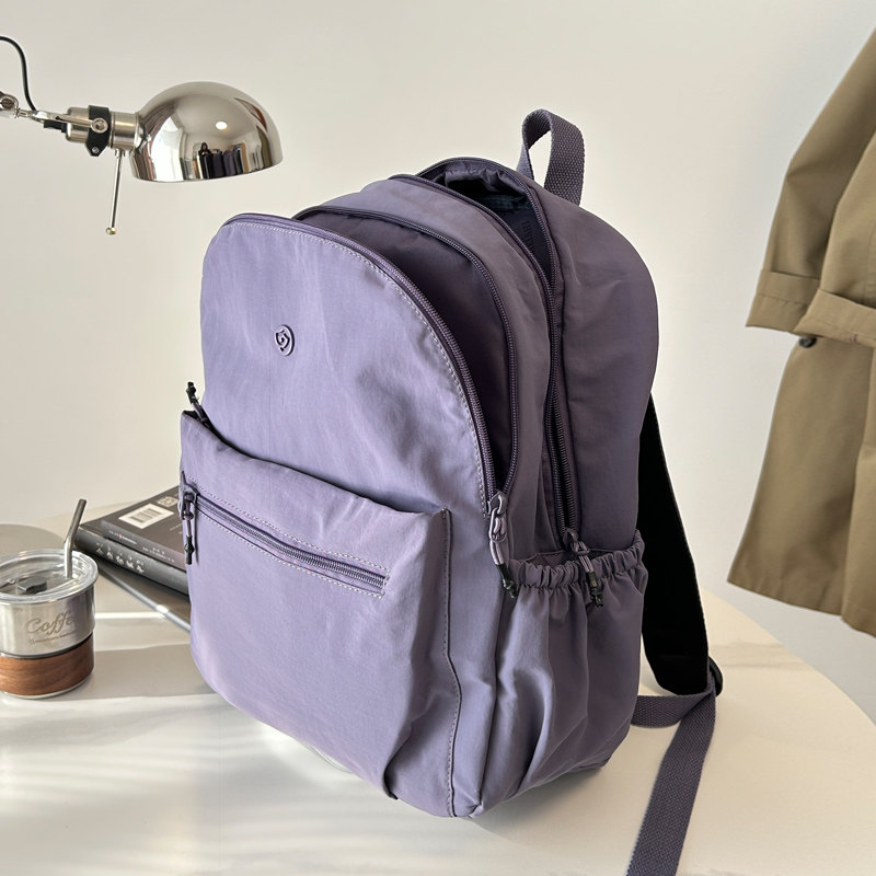 双肩包女2025新款时尚轻便大容量外出旅行背包潮流百搭尼龙旅行包