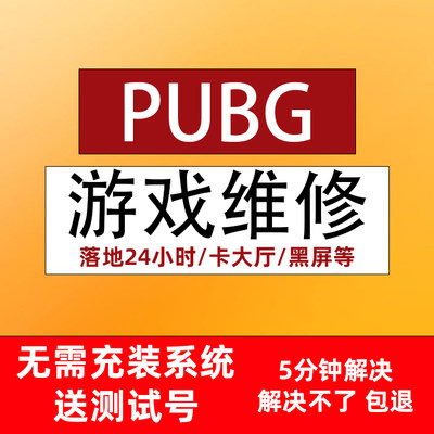 绝地求生机器频繁24小时检测PUBG硬件设备修复崩溃蓝屏吃鸡闪退