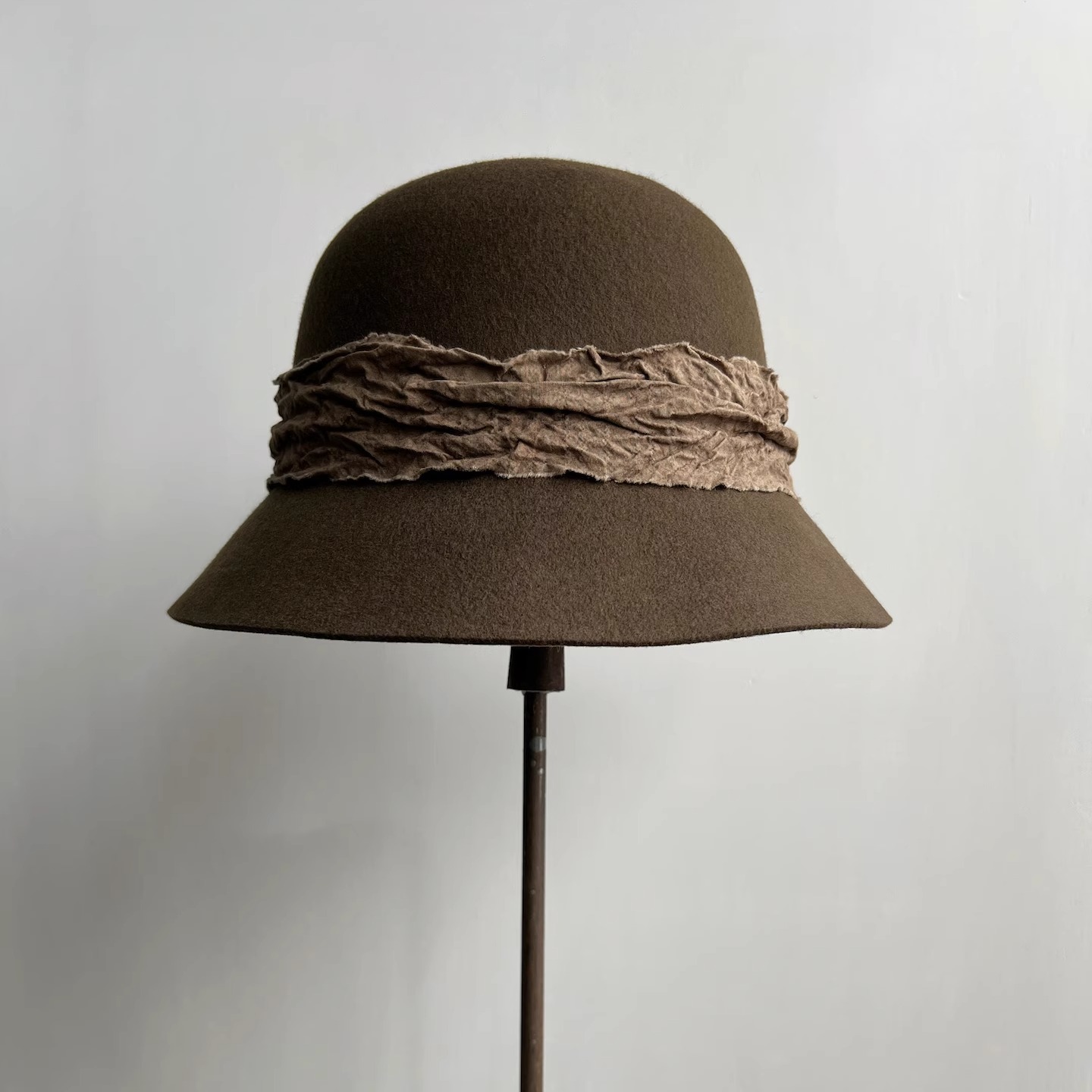 禾创社日常款羊毛呢礼帽