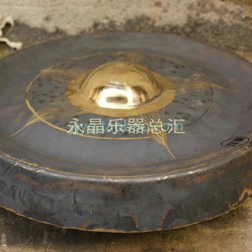 双溪35CM包锣36公分冬锣 响铜高边大包锣 疙瘩锣 铓锣 道士铜锣