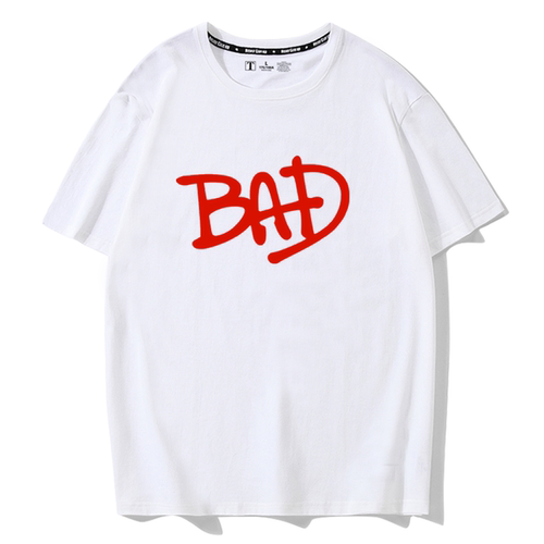 阿信演唱会致敬迈克尔杰克逊 bad Michael Jackson短袖T恤上衣服