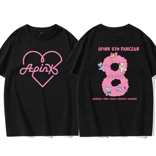 Apink 8th Fanclub2026演唱会PINK CHRISTMAS同款短袖T恤男女周边