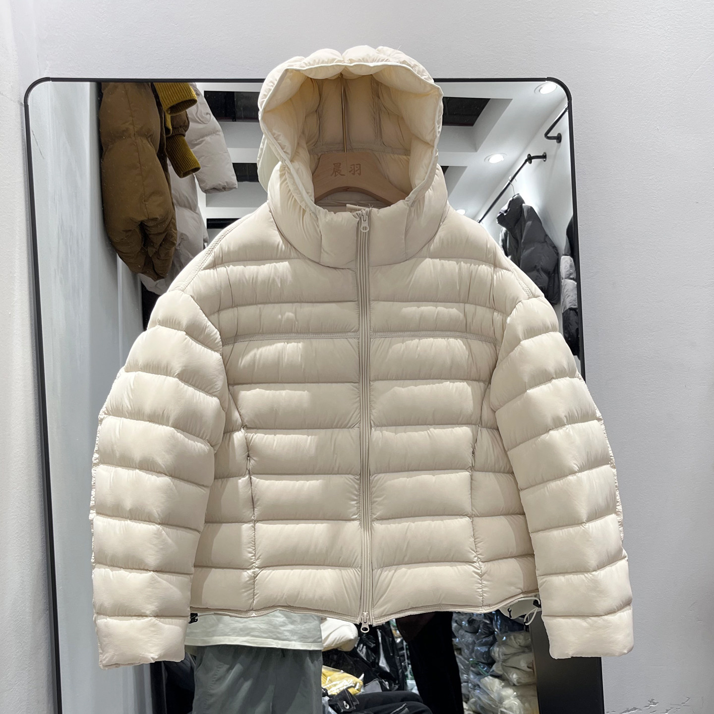 新国标90白鸭绒小个子排骨羽绒服