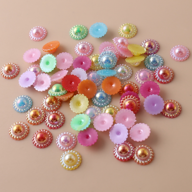 太阳花亚克力幻彩贴片饰品配件