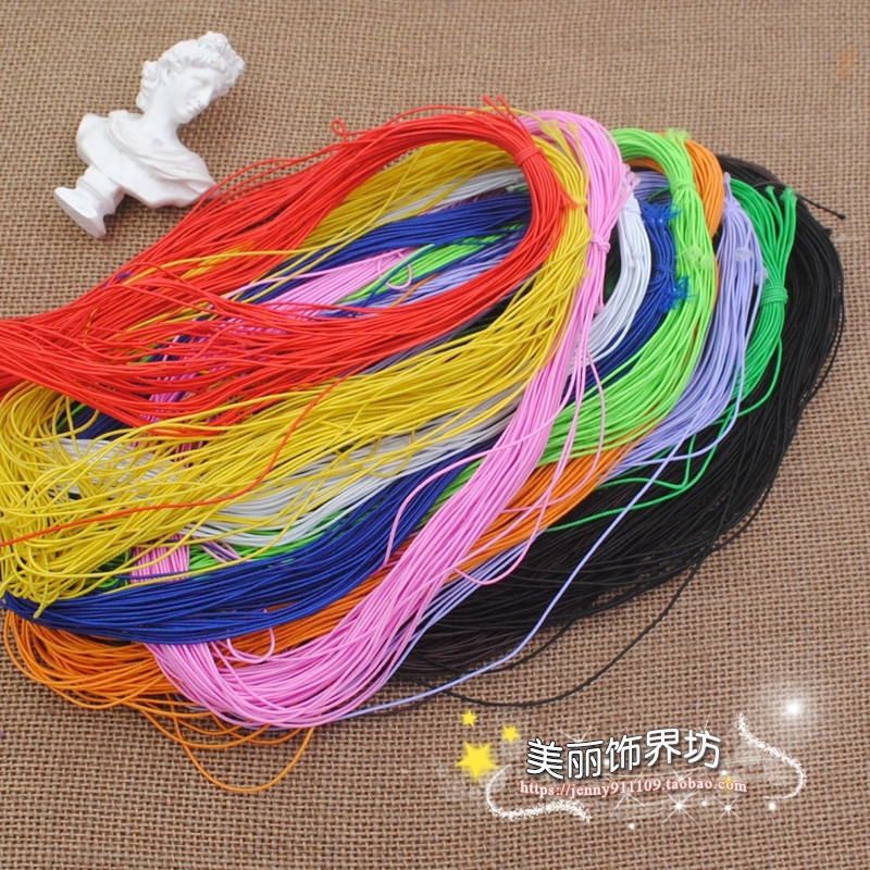 diy包芯线1MM弹力绳手链绳项链绳编织绳弹力线佛珠手串手工串珠