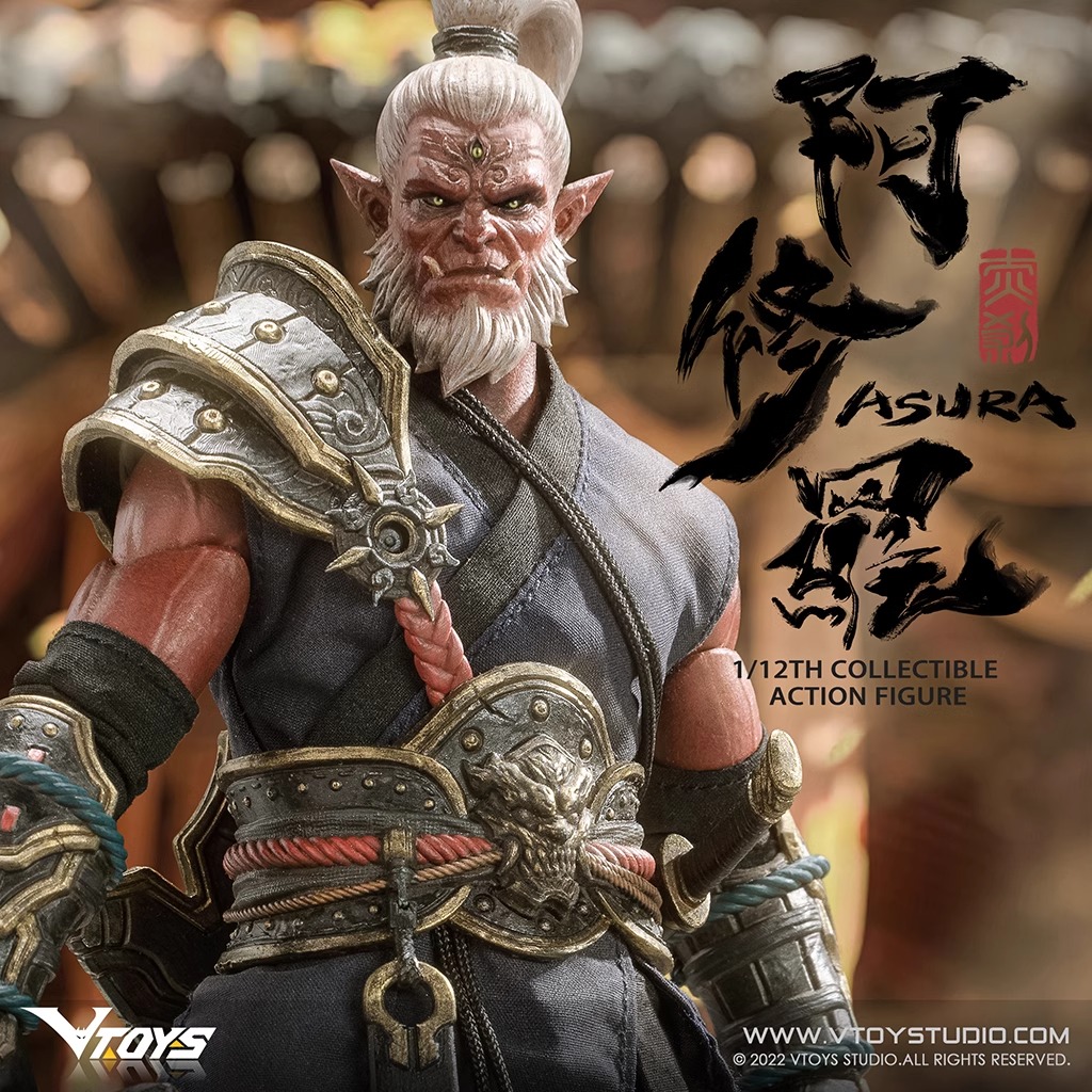 6寸阿修罗1/12布衣人偶vtoys现货