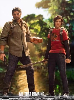 Limtoys美国末日乔尔艾莉双人套Jolin Elly 6寸布衣1/12可动人偶