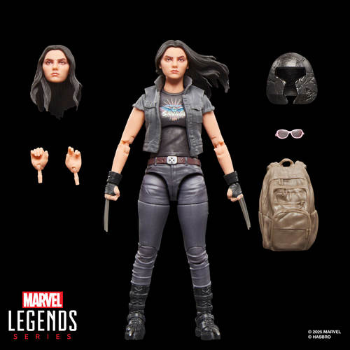 孩之宝 MARVEL LEGENDS 牛仔死侍 X23 刀锋战士 6寸1/12可动人偶