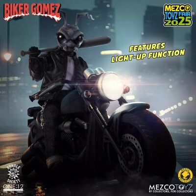 Mezco one:12 biker gomez 金标机车蚂蚁人 6寸1/12布衣可动人偶