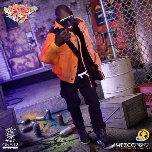 Mezco one:Letterman 信差 邮差 黑嘻哈 金标6寸1/12可动布衣人偶