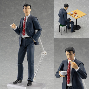 现货限定豪华孤独的美食家 井之头五郎 日本漫画FIGMA6寸可动手办