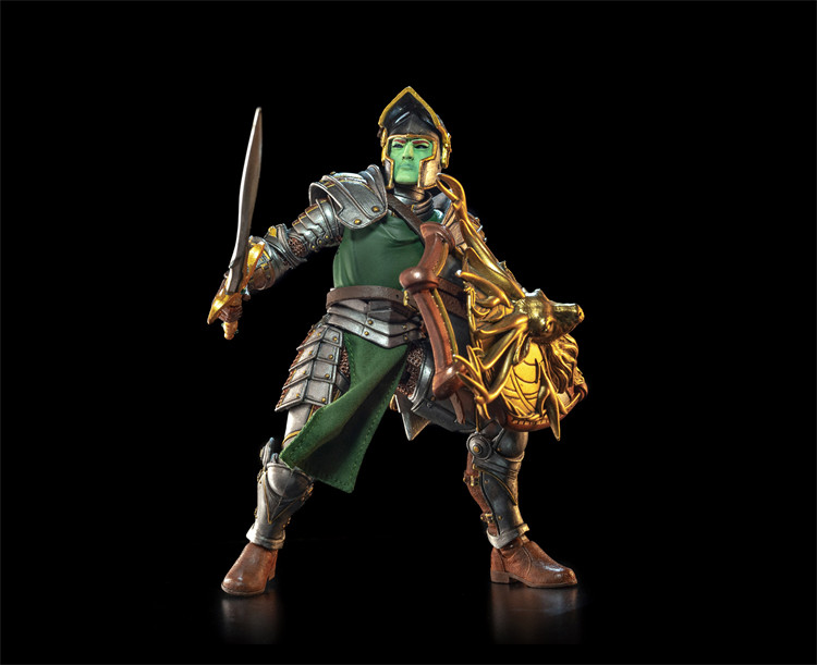 现货 四骑士鹿林卫兵 神话军团 全明星5 绿精灵人偶1/12手办