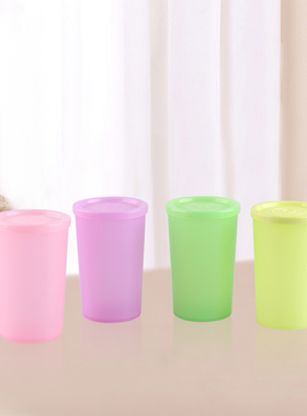 特百惠 140ML/170MLQQ水杯 迷你磨砂防漏水杯 儿童塑料杯