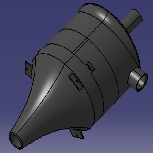 转子自吸式离心泵水泵catia含参3D三维几何数模型实体建模步骤stp