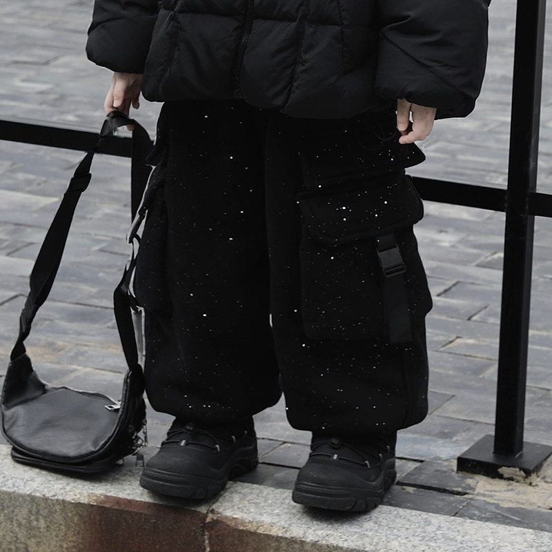 Jimmy妈童装【重磅返场】冬季儿童加绒工装闪闪休闲裤,童装/婴儿装/亲子装,裤子,淘宝优惠券,粉丝福利购,淘宝优惠卷