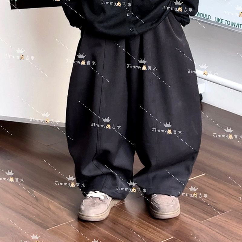 Jimmy妈童装【轮廓垂感】秋季新款儿童休闲西装裤宽松宽松弯刀裤,童装/婴儿装/亲子装,裤子,淘宝优惠券,粉丝福利购,淘宝优惠卷