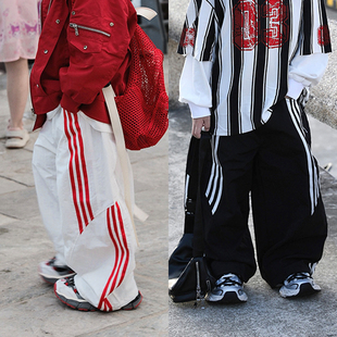 Jimmy妈童装 春季 ·休闲运动三条杠速干裤 运动男孩