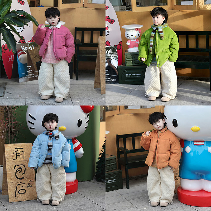 Jimmy妈童装【彩色童年】冬新款儿童灯芯绒亮色加厚保暖棉衣外套,童装/婴儿装/亲子装,棉袄/棉服,淘宝优惠券,粉丝福利购,淘宝优惠卷