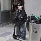 ·假两件工装 春季 风连帽 万有引力 Jimmy妈童装