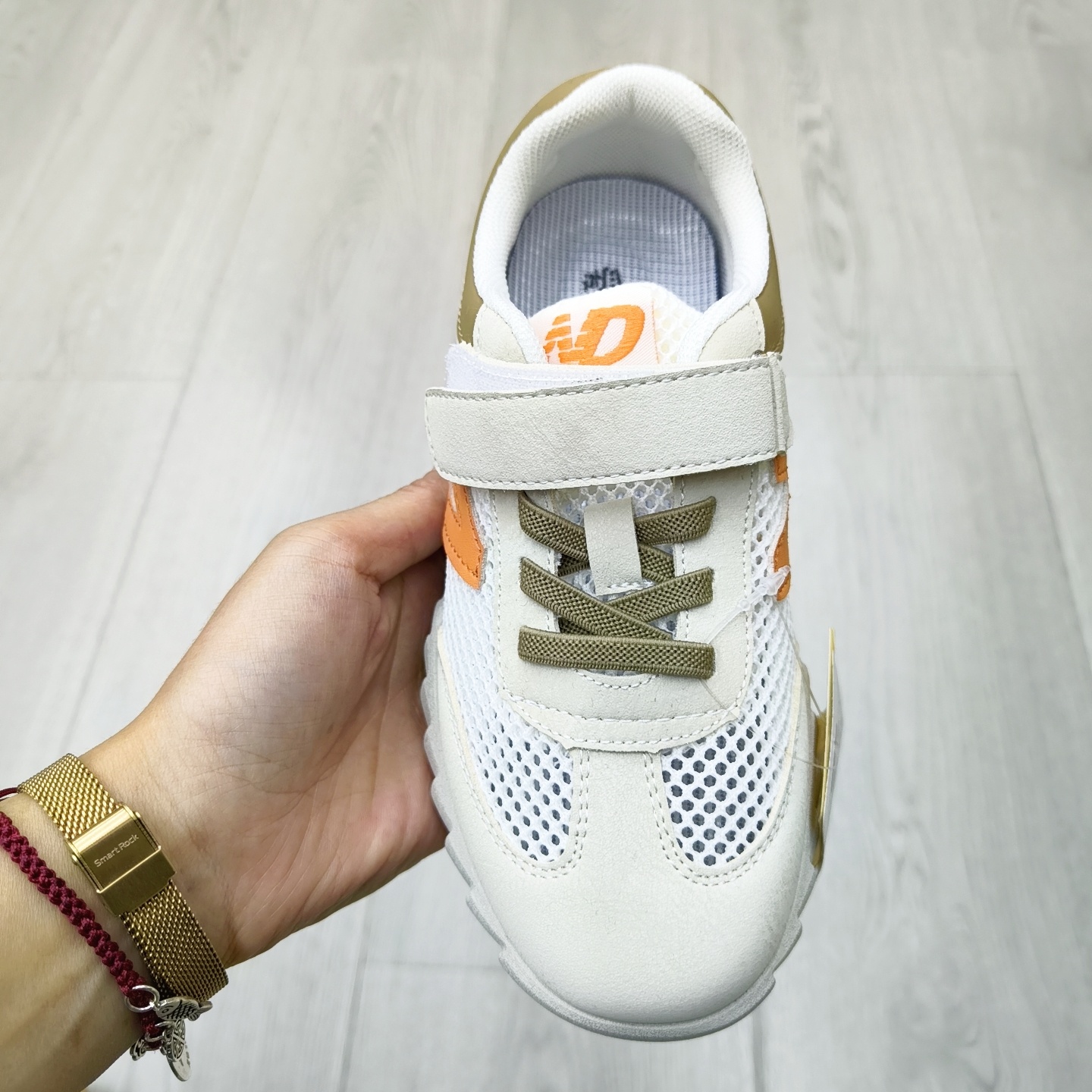 爱森嘉尔儿童鞋阿甘鞋男童透网休闲运动鞋女童鞋真皮透气软底防滑