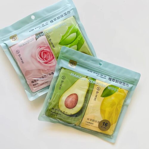 伊采莲卸妆巾牛油果植萃卸妆湿巾